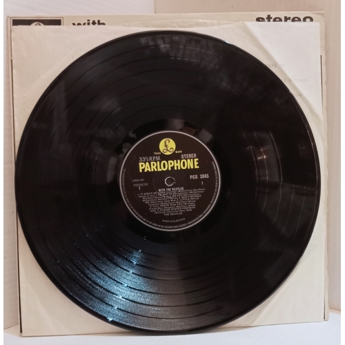 40 - The Beatles With The Beatles PCS 3045 Stereo Black & Yellow Parlophone Label. First pressing excelle... 