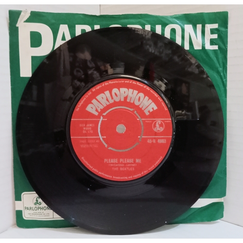 44 - The Beatles Please Please Me-Ask Me Why 45-R 4983 Red Label Parlophone 7” single