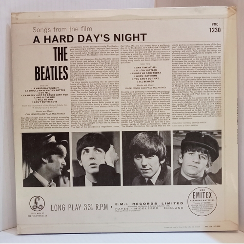 46 - The Beatles A Hard Day's Night PMC 1230 Mono Black & Yellow Parlophone. With Ernest J, Day & Co Ltd ... 