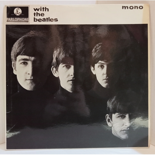 48 - The Beatles With The Beatles PMC 1206 Mono Black & Yellow Parlophone 1st Pressing with Money having ... 