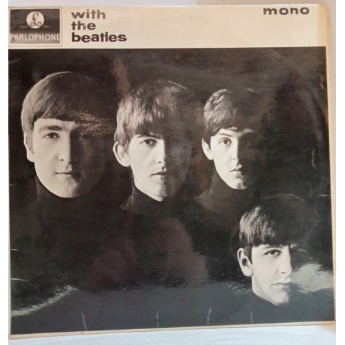 49 - The Beatles With The Beatles PMC 1206 Mono Black & Gold label Danish 1st pressing with 8 gold stars