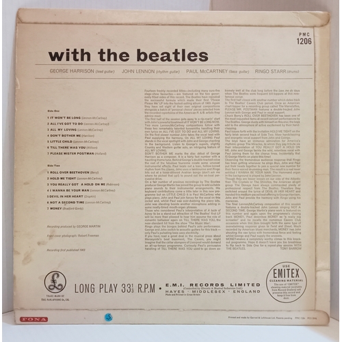 49 - The Beatles With The Beatles PMC 1206 Mono Black & Gold label Danish 1st pressing with 8 gold stars