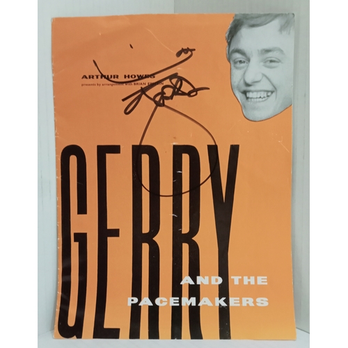 51 - Gerry & The Pacemakers 1964 UK Tour programme, Gerry & The Pacemaker Ferry Cross  The Mersey LP reis... 