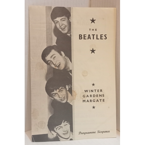 70 - The Beatles Winter Gardens Margate concert programme 8th to 13th July 1963.