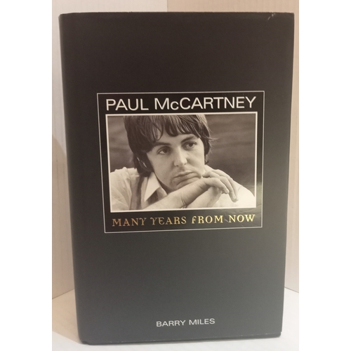 80 - Barry Miles Many Years From Now signed on inside title page “All The Best! Paul McCartney”.