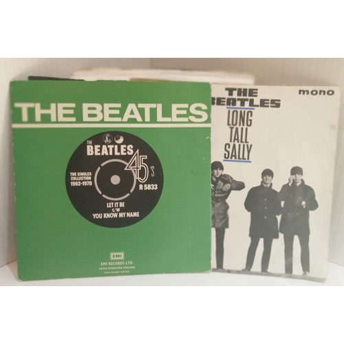 83 - A collection of 47 original Beatles & related singles.