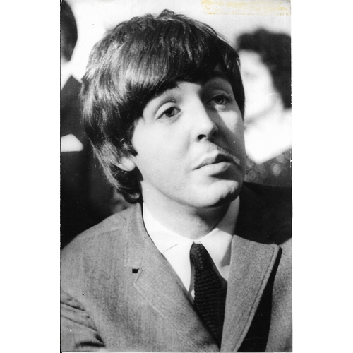 100 - Two original vintage prints of John Lennon & Paul McCartney marked on reverse Barry Farrell, All pri... 