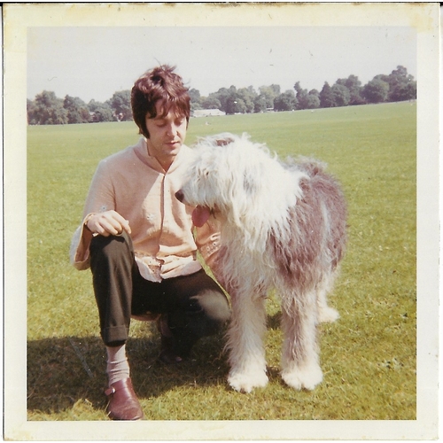 102 - Seven original Polaroid fan photographs, four featuring Paul McCartney and three of Paul's house at ... 