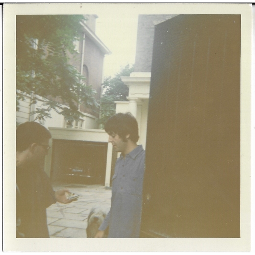 102 - Seven original Polaroid fan photographs, four featuring Paul McCartney and three of Paul's house at ... 