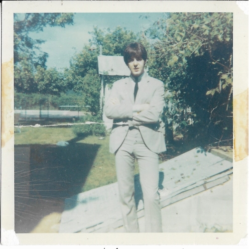 102 - Seven original Polaroid fan photographs, four featuring Paul McCartney and three of Paul's house at ... 