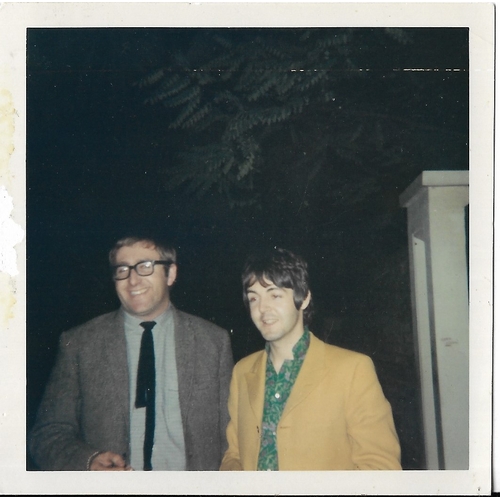 102 - Seven original Polaroid fan photographs, four featuring Paul McCartney and three of Paul's house at ... 