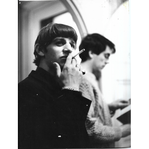 106 - Five original vintage photographs of Ringo Starr including three of Ringo in hospital by Keystone Pr... 