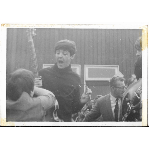 112 - An original photograph of Paul McCartney (and partial George Harrison) at The Urmston Show 5th Augus... 