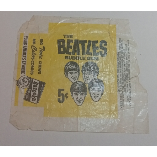 130 - The Beatles Topps Bubble Gum wrapper USA 1964.