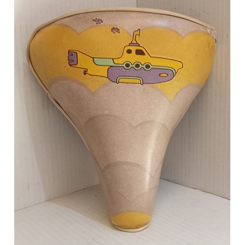 146 - Yellow Submarine bicycle seat made by Persons for Huffy USA 1968