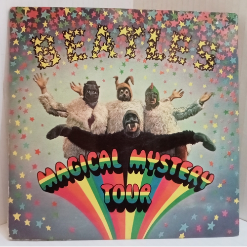 157 - A collection of seventeen Beatles and related records including Magical Mystery Tour EP and The Big ... 