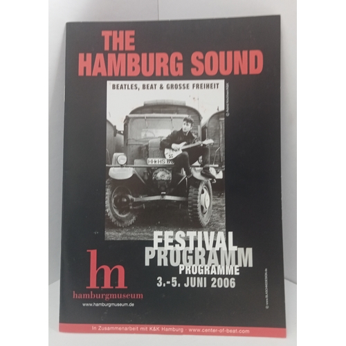 174 - The Hamburg Sound Festival Programme 3-5 June 2006 signed by Astrid Kirchherr and Cynthia Lennon.