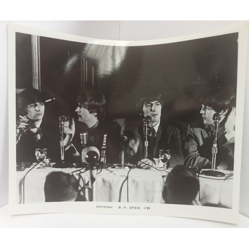 178 - The Beatles six press conference photographs by B F Stein 1981