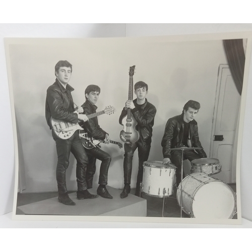 182 - The Beatles a collection of sixteen picture by Albert Marrion from the group's first photo session t... 