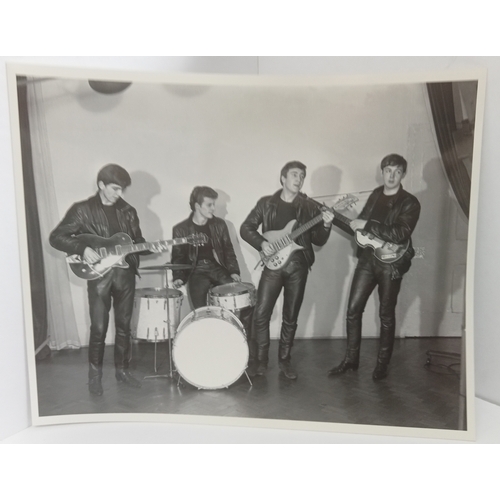 182 - The Beatles a collection of sixteen picture by Albert Marrion from the group's first photo session t... 