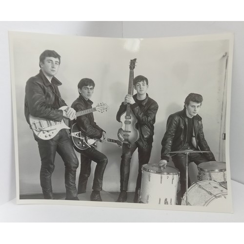 182 - The Beatles a collection of sixteen picture by Albert Marrion from the group's first photo session t... 