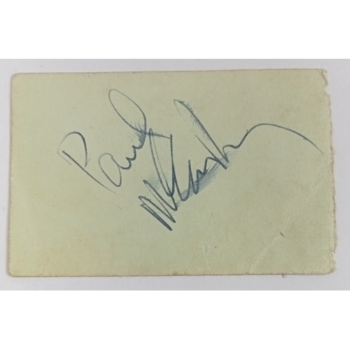 183 - The Beatles signatures from an autograph book with both Ringo Starr and Pete Best, George Harrison, ... 