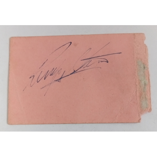 183 - The Beatles signatures from an autograph book with both Ringo Starr and Pete Best, George Harrison, ... 