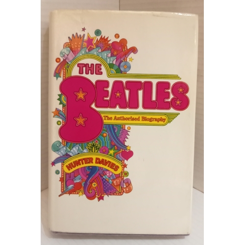 188 - The Beatles The Authorised Biography with Hunter Davis signed bookplate.