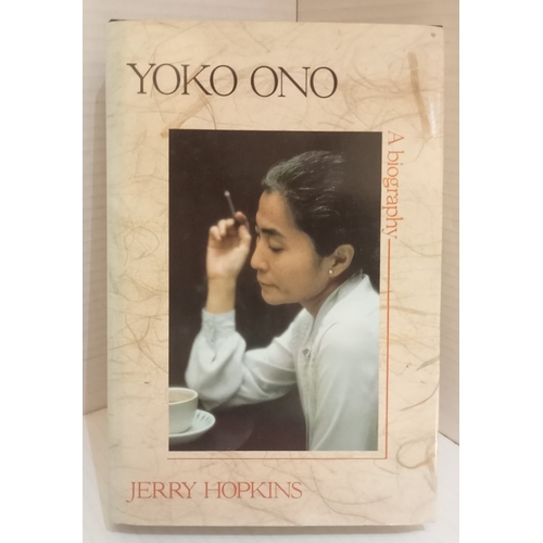 190 - Yoko Ono A Biography by Jerry Hopkins with signed bookplate.