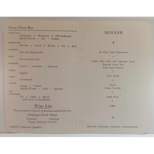 209 - Beatles Bahamas Special Menu 10th March 1965 menu has been signed on the front by John Lennon, Georg... 