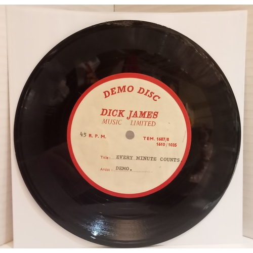 212 - Dick James one side Every Minute Counts demo acetate.