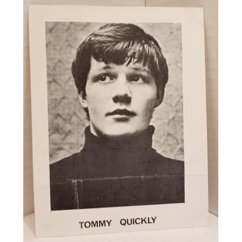 257 - Tommy Quickly NEMS promotional card.