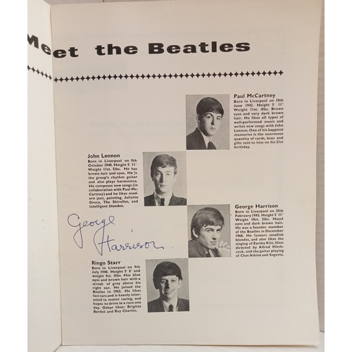 258 - The Beatles George Harrison signed Southport Odeon August 1963 programme signed on inside page.