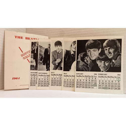 275 - The Beatles 1964 Souvenir Calendar incomplete.