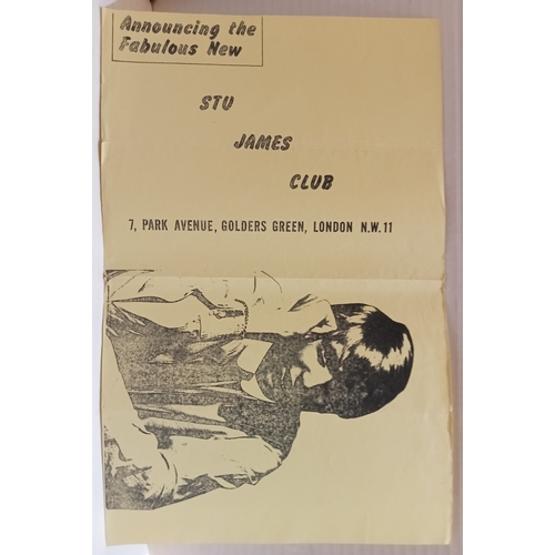 276 - Large collection of Mojos and Stu James fan club leaflets and information sheets 40 items in total.