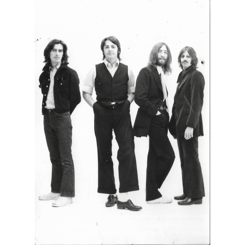 280 - The Beatles 1968 Fan Club postcard, this has signatures on reverse in an unknown hand. This item is ... 