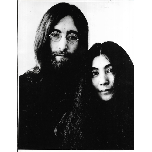 284 - The Beatles 1967 Fan Club photograph and John & Yoko Beatles Fan Club photograph. This item is forme... 