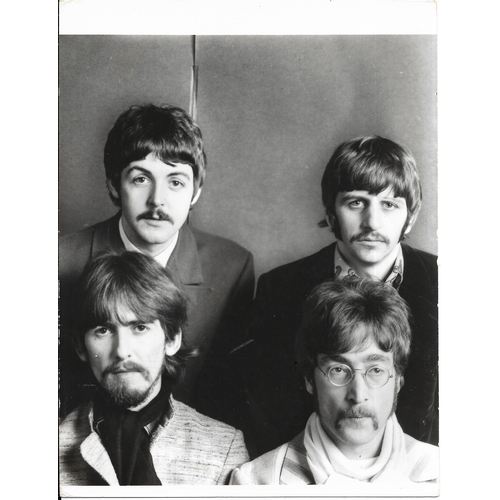 284 - The Beatles 1967 Fan Club photograph and John & Yoko Beatles Fan Club photograph. This item is forme... 