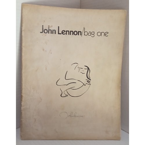 295 - John Lennon Lee Nordness Galleries New York Bag One catalogue Feb 7th  to Feb 28th 1970.