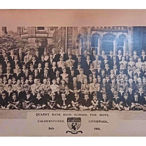 301 - Quarry Bank High School photograph from July 1955 featuring John Lennon measures 100cm x 20cm c