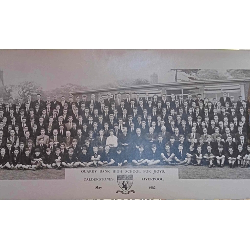 302 - Quarry Bank High School photograph from May 1957 featuring John Lennon measures 100cm x 20cm, with M... 