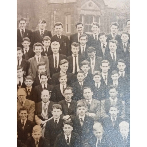 302 - Quarry Bank High School photograph from May 1957 featuring John Lennon measures 100cm x 20cm, with M... 