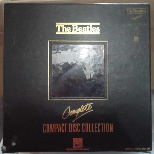 306 - The Beatles HMV limited edition CD box set box condition poor, Vinyl Experience 1962-1966 & 1967-197... 