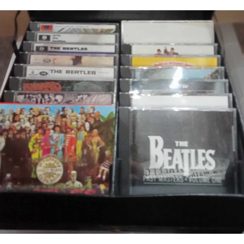 306 - The Beatles HMV limited edition CD box set box condition poor, Vinyl Experience 1962-1966 & 1967-197... 