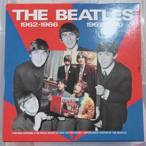 306 - The Beatles HMV limited edition CD box set box condition poor, Vinyl Experience 1962-1966 & 1967-197... 