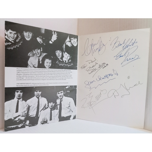 335 - On the Scene At The Cavern signed by Bob Wooler, Allan Williams, Gerry Marsden, Peter Noone, Johnny ... 