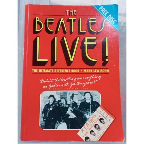 343 - Mark Lewisohn signed copies of The Beatles Tune In, The Beatles Live complete with Flexi and The Com... 