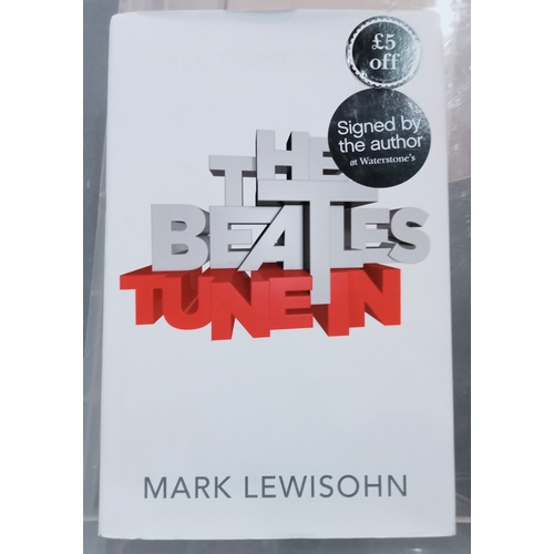 343 - Mark Lewisohn signed copies of The Beatles Tune In, The Beatles Live complete with Flexi and The Com... 