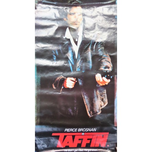 70 - Taffin movie poster starring Pierce Brosnan. App. 84 x 56cm