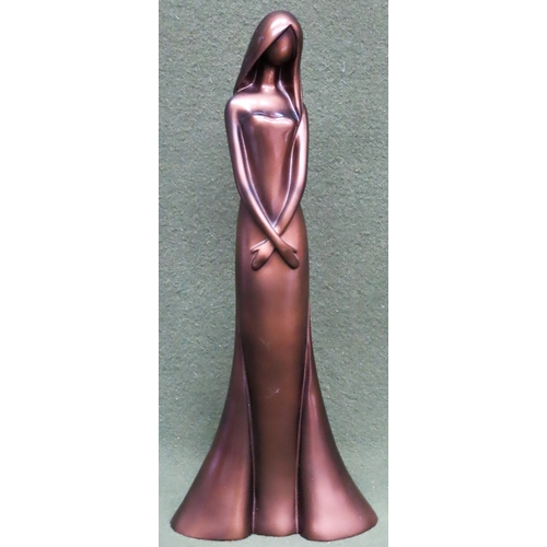 305 - Art Deco style female figure, by Leonardo Collection. Approx. 37cms H